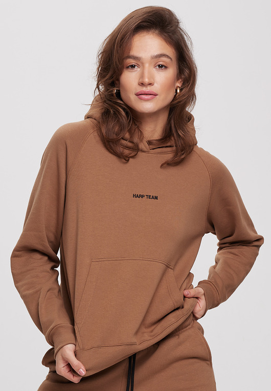 bluza z kapturem damska Bluza hoodie KOLLY Gingerbread damska
