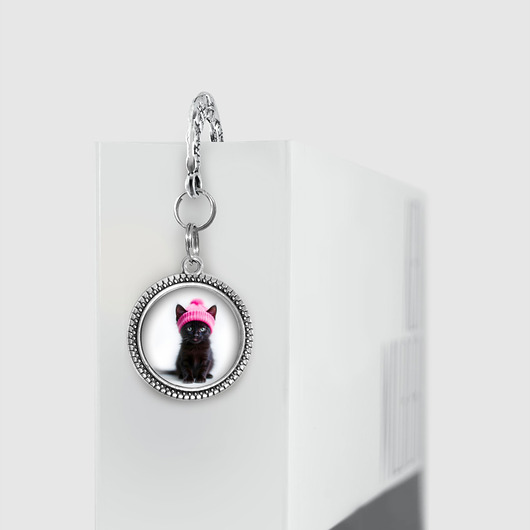 zakładki do książek Zakładka do książki - Czarny kotek - kolekcja Snow Buddies