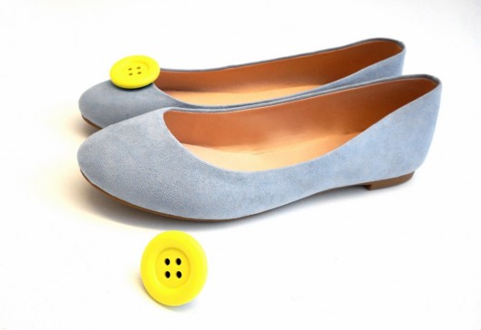 Yellow Buttons - klipsy do butów Coquet