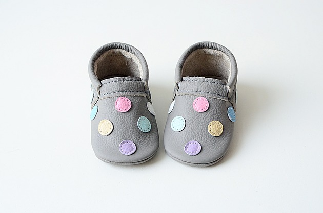 Mokasyny(Pastel Dots) Marta Made It 