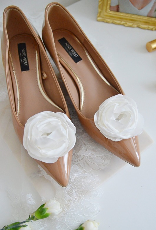 klipsy do butów Klipsy do butów satynowe jaskry mniejsze