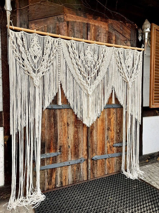 dodatki ślubne Makrama ślubna 200x220 cm