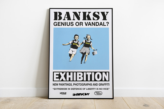 Banksy-Plakat do wystawy Pas De LArt