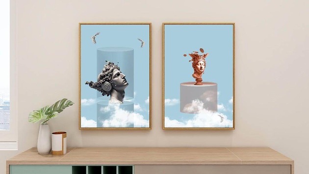 grafiki i ilustracje Autorska grafika (zestaw 2 szt.) - wydruk (A5-A2)