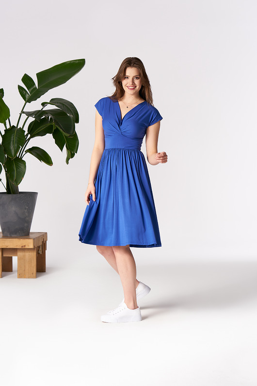 sukienki midi damskie Imbir sukienka midi