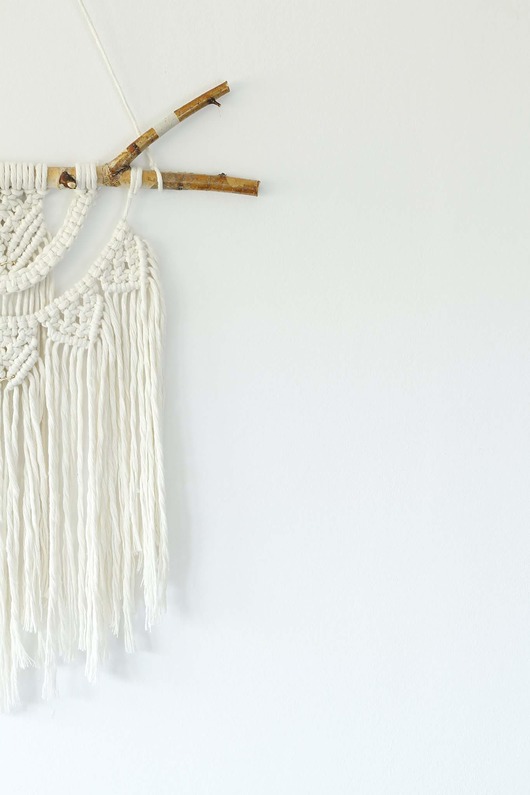 Boho makrama na ścianę macrame wall hanging SisFox