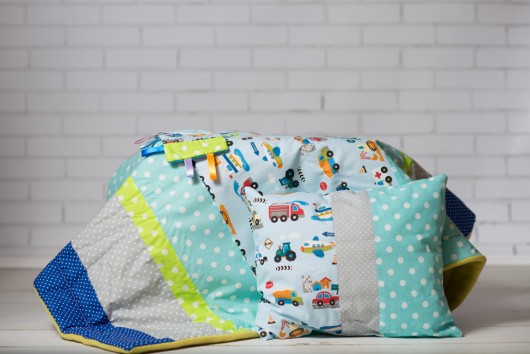 Lekki kocyk i podusia Bawełna Polarek GRATIS LalaShop