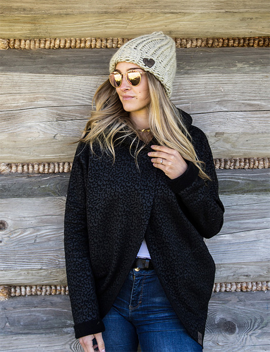 kurtki damskie Wdzianko damskie CENTKI czarne