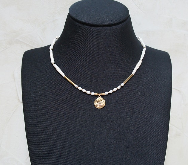 chokery Pearls /white/ perły naturalne vol. 10 /02.11.25/ - choker