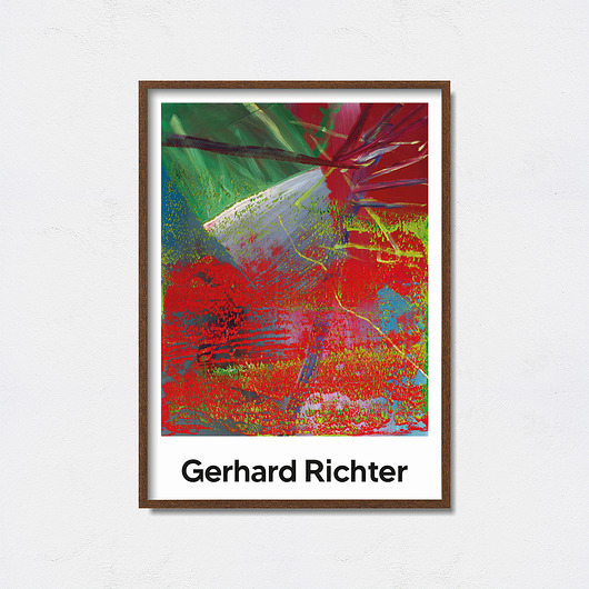 Gerhard Richter plakat do wystawy Pas De LArt