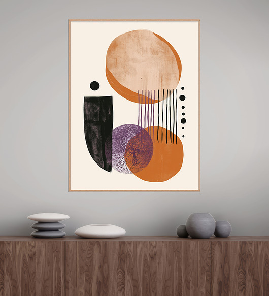 plakaty Geometria natury - Plakat, druk - Minimalizm, Boho, Loft #70