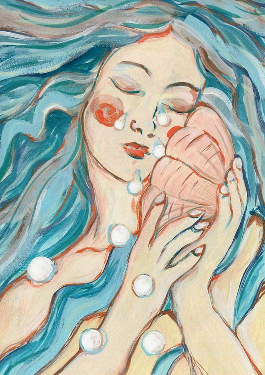 plakaty Plakat Fine Art giclee OCEAN TEARS
