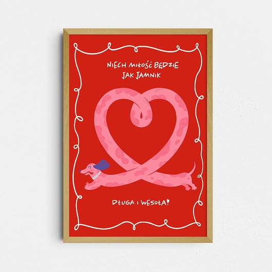 plakaty Plakat "Jamnik"