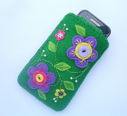 Etui na telefon Kwiaty Tulis