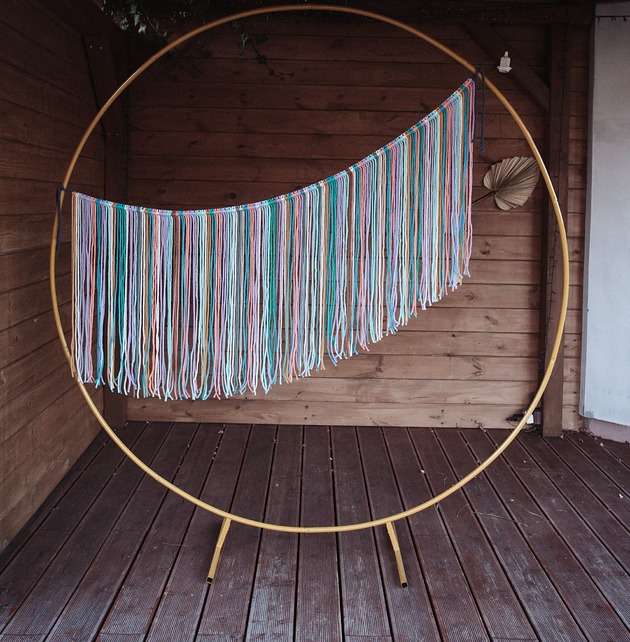 dodatki ślubne Dekoracja na obręcz - ślub / przyjęcia