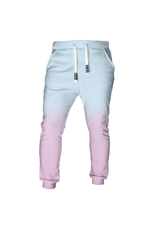 spodnie męskie DR.CROW Spodnie Fullprint Ombre Pink Blue