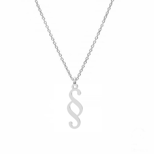 srebrne naszyjniki Naszyjnik Paragraf -srebro