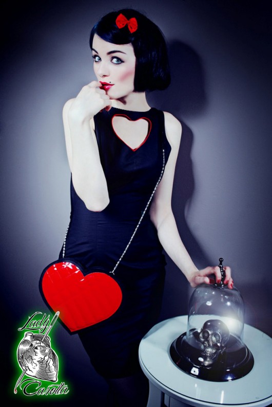 Sukienka Black Burning Heart Lady Carotta  Lady Carotta