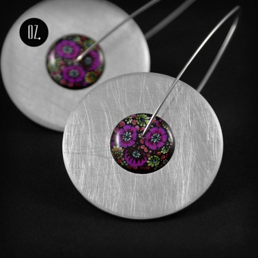 Circles Fuchsia Trio Folk Olga Zielińska
