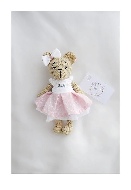 przytulanki dla niemowląt i dzieci Leniuch - miś imienny