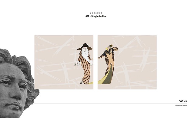 zasłony Zasłony artystyczne zaciemniające 2 szt Single Ladies - CUSTOM