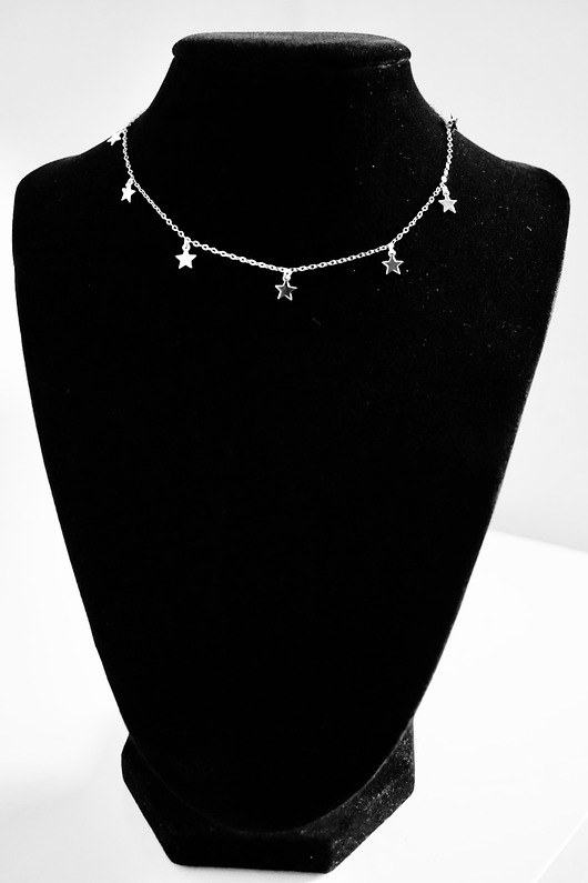 Choker z gwiazdkami srebro 925 VENA Jewellery