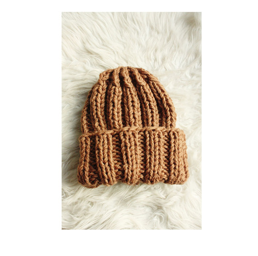 czapki damskie Karmel beanie czapka z wełną