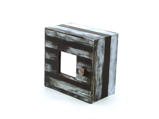  Drewniana szafka na klucze / pocztę  Clock Wood Studio