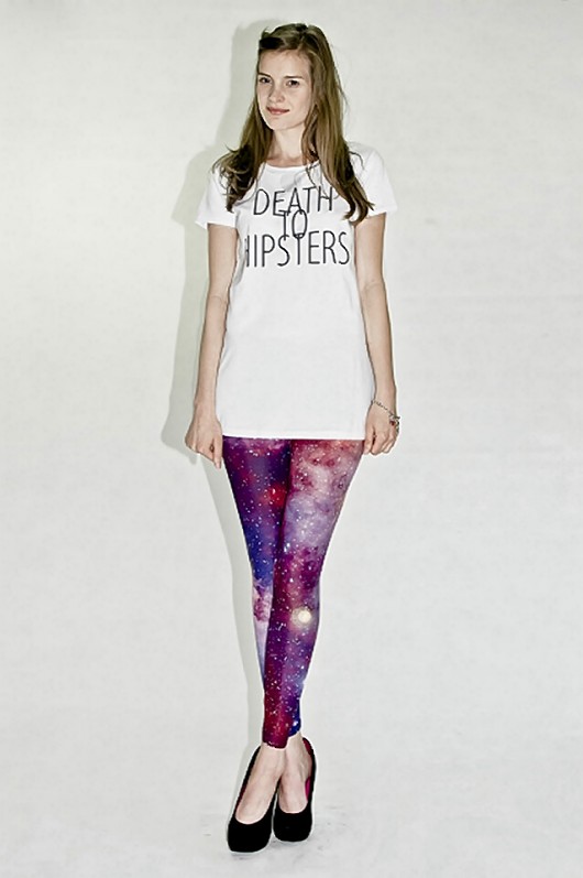 Violet nebula leggings Mr Gugu Miss Go