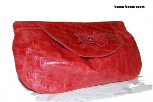 Sophisticated leather croco bag boom boom room