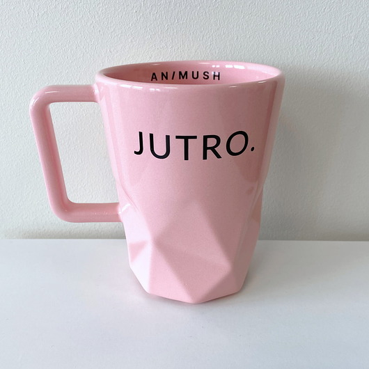 kubek różowy JUTRO. ANIMUSH