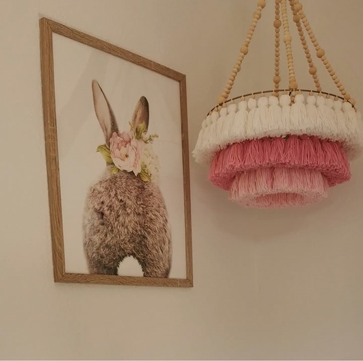 lampy do pokoju dziecka Lampa do pokoju dziecięcego koraliki, chwosty