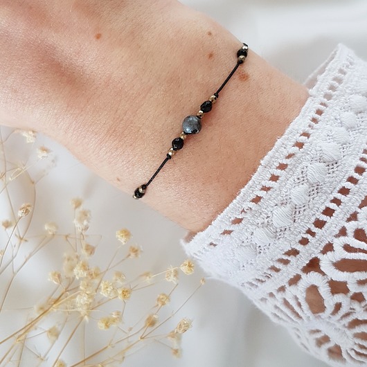 bransoletka labradoryt LEI handmade 