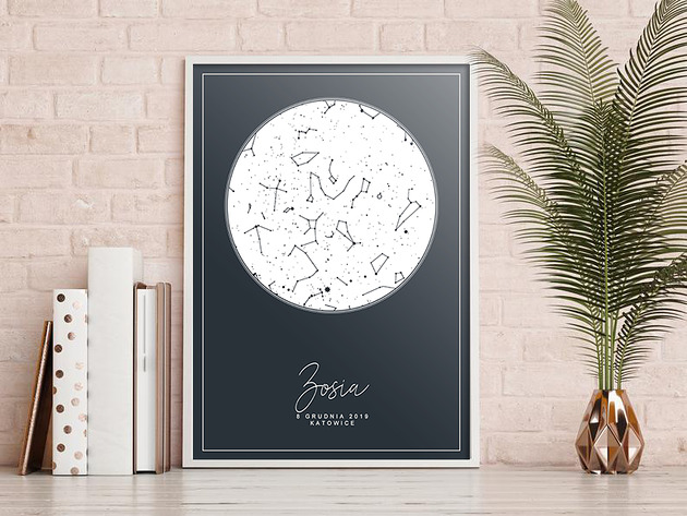 Plakat MAPA NIEBA muybien