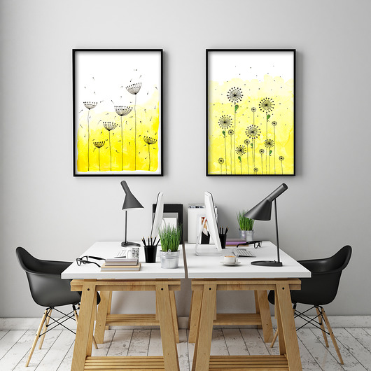 Sale! Zestaw 2 prac A3 Malgorzata Domanska