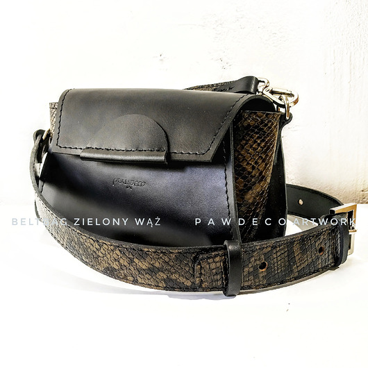 torby na ramię MINIBAG Black & snake