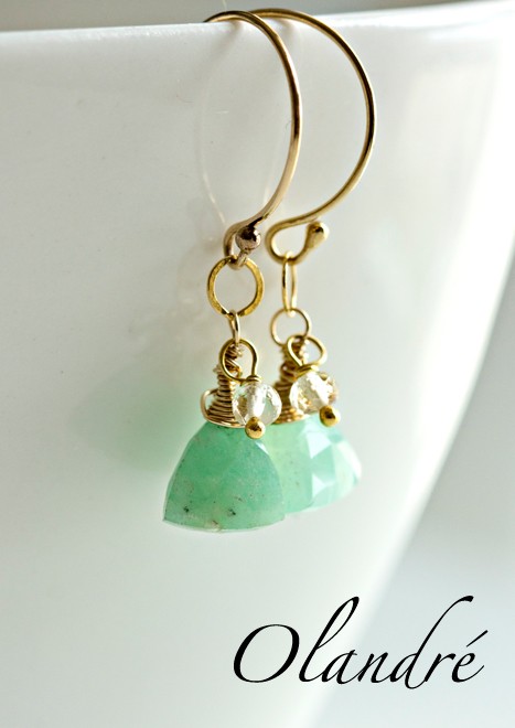 Piramide de Chrysopraze OLANDRE