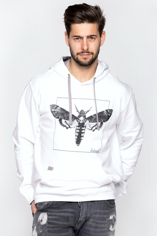 bluzy męskie Bluza kangurka UNDERWORLD unisex Night Butterfly