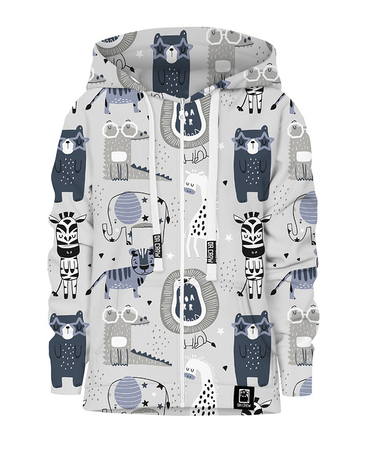 bluzy dla chłopców Bluza Zamek Chłopiec DR.CROW Childish