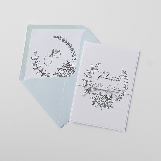 kartki, zaproszenia na chrzest Kartka z okazji Chrztu świętego "Rustic" personalizowana