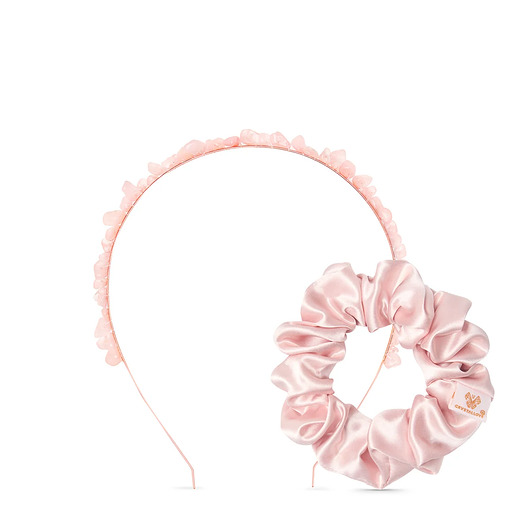 opaski do włosów CRYSTALLOVE Rose harmony hair set