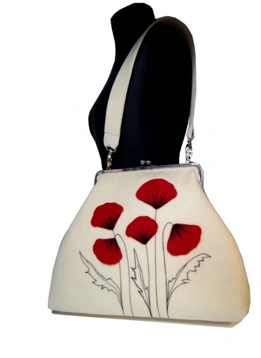 Filcowe Maczki XL z biglem dla Pani Doroty :) MRiNK