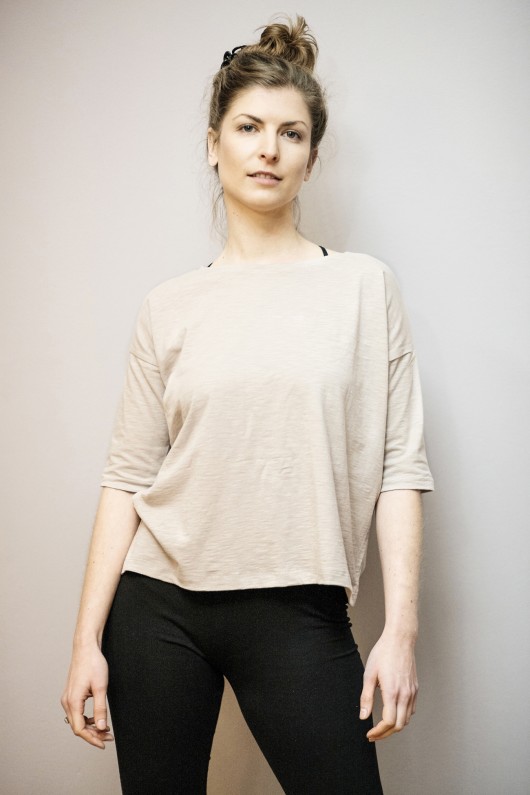 t-shirt oversized/ z organicznej bawełny SISS