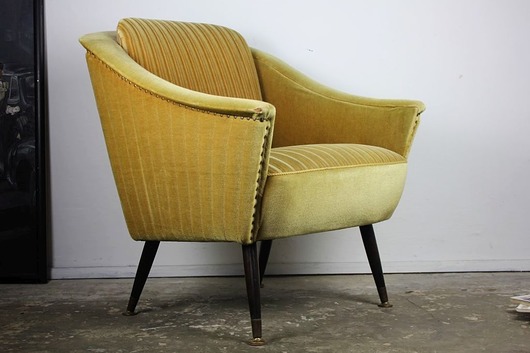 Fotel Art Deco, klubowy z lat 50. MAGHAUS