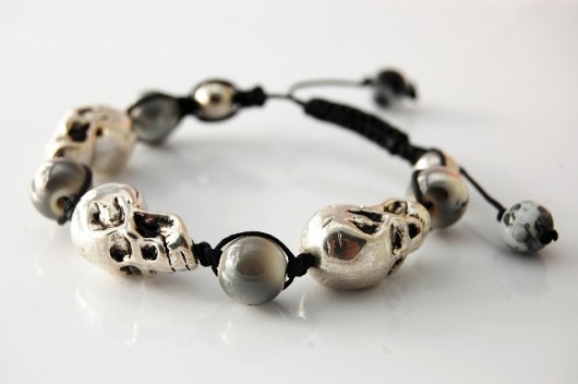 Bransoletka &quot;silver skull&quot; JS Jewelery
