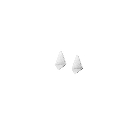 kolczyki srebrne Kolczyki srebrne GEOMETRY / satin silver earrings