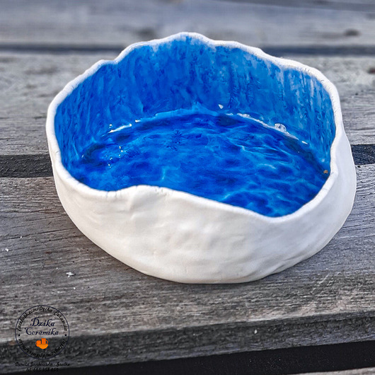 miski i misy Miseczka ,,oko wody" - porcelana