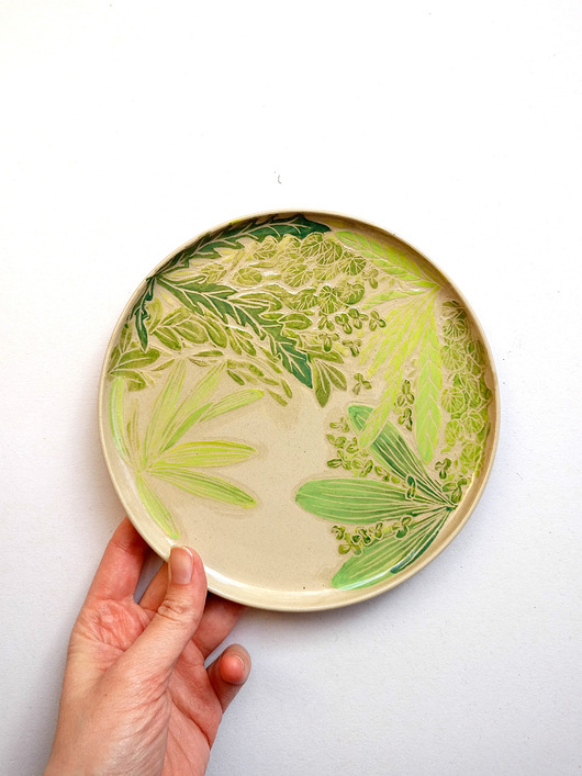 patery i talerze Talerz łąka