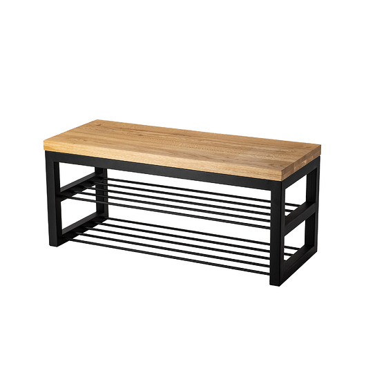 ławki Ławka Metalowa Drewno bench4home Przedpokój LOFT