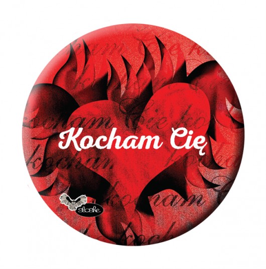 Magnes 5.6cm  Kocham Cię Sowia Aleja